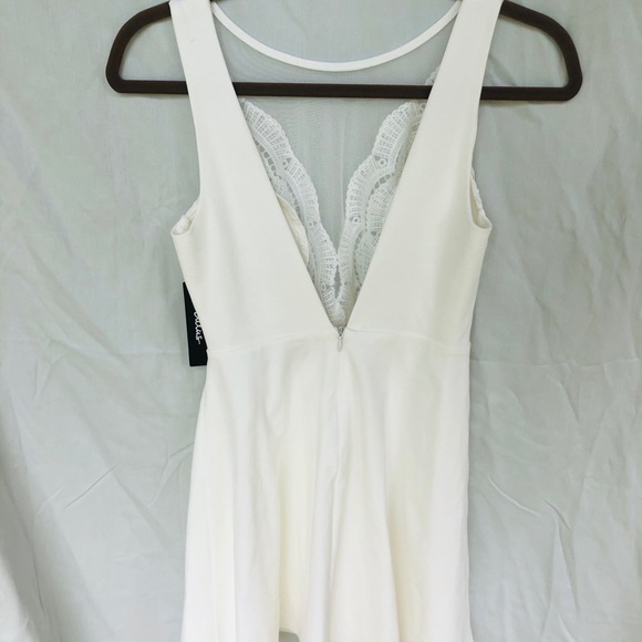 Lulus lace dress white NWT - Picture 7 of 8
